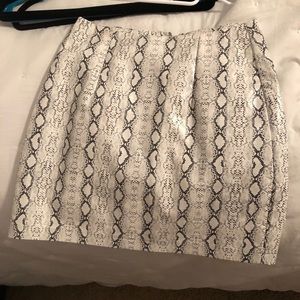Snake skin skirt